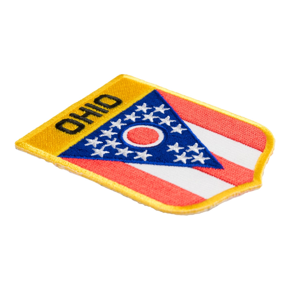 Ohio State Flag Shield Patch, United States of America Patches — detail view 1