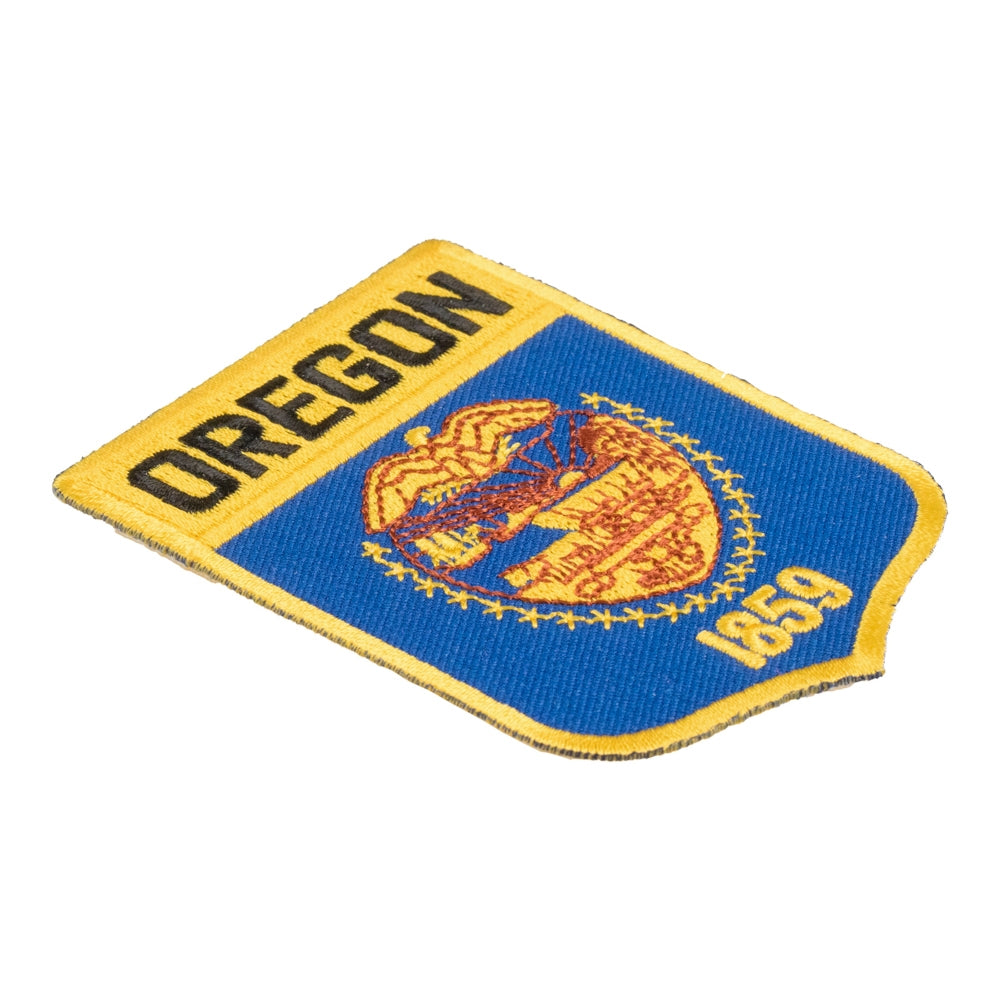 Oregon State Flag Shield Patch, United States of America Patches — detail view 1