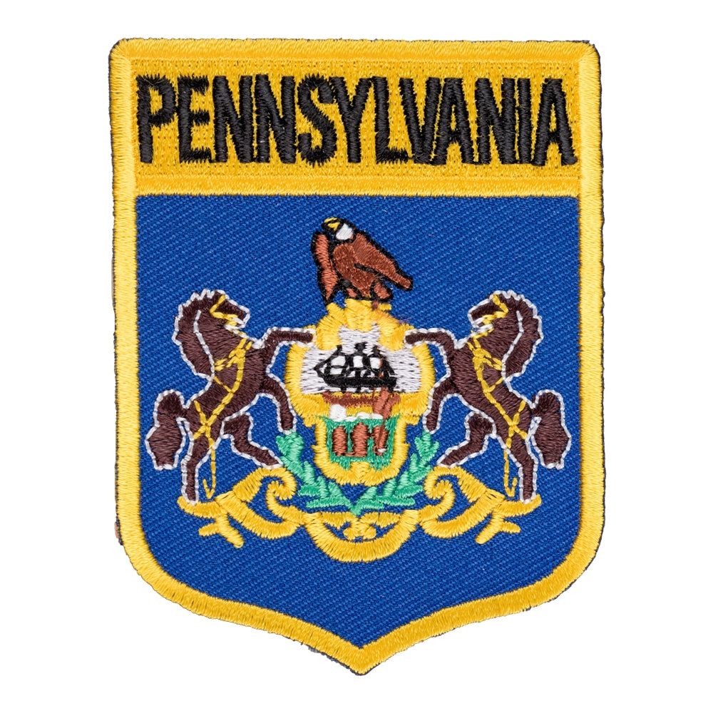 Pennsylvania State Flag Shield Patch, United States of America Patches — product image