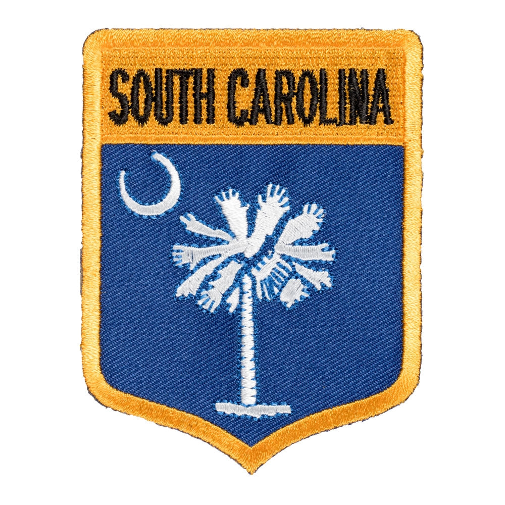 South Carolina State Flag Shield Patch, United States of America Patches — product image