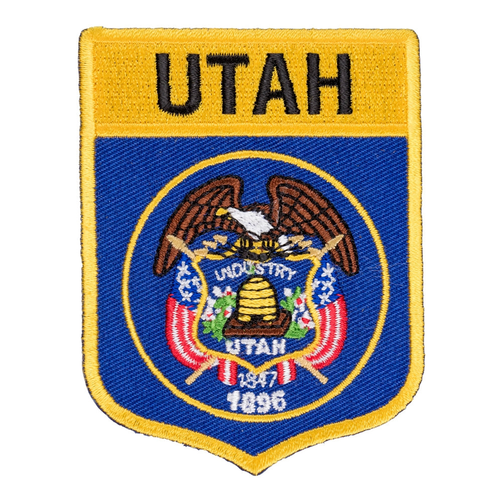 Utah State Flag Shield Patch, United States of America Patches — product image