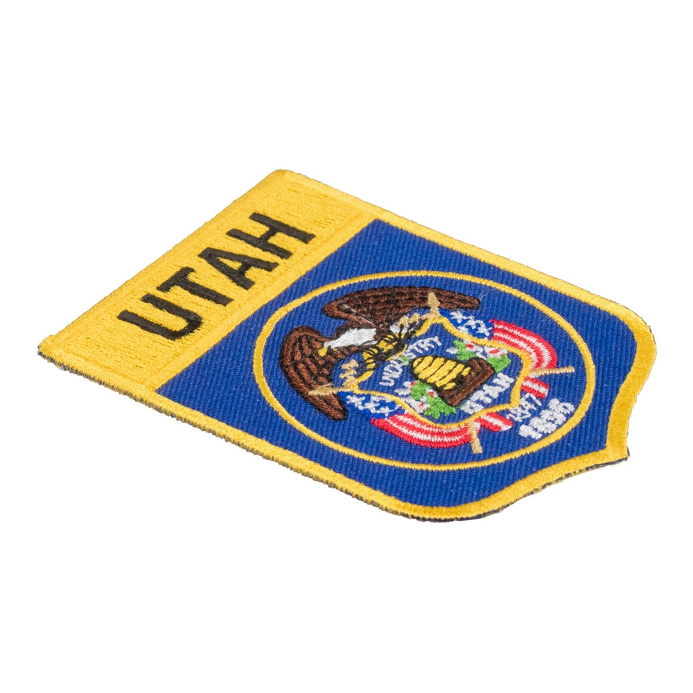 Utah State Flag Shield Patch, United States of America Patches — detail view 1