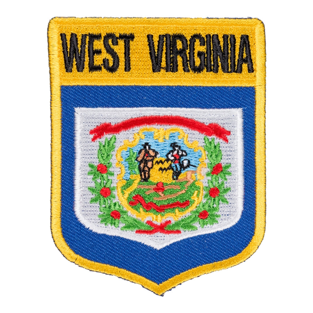 West Virginia State Flag Shield Patch, United States of America Patches — product image