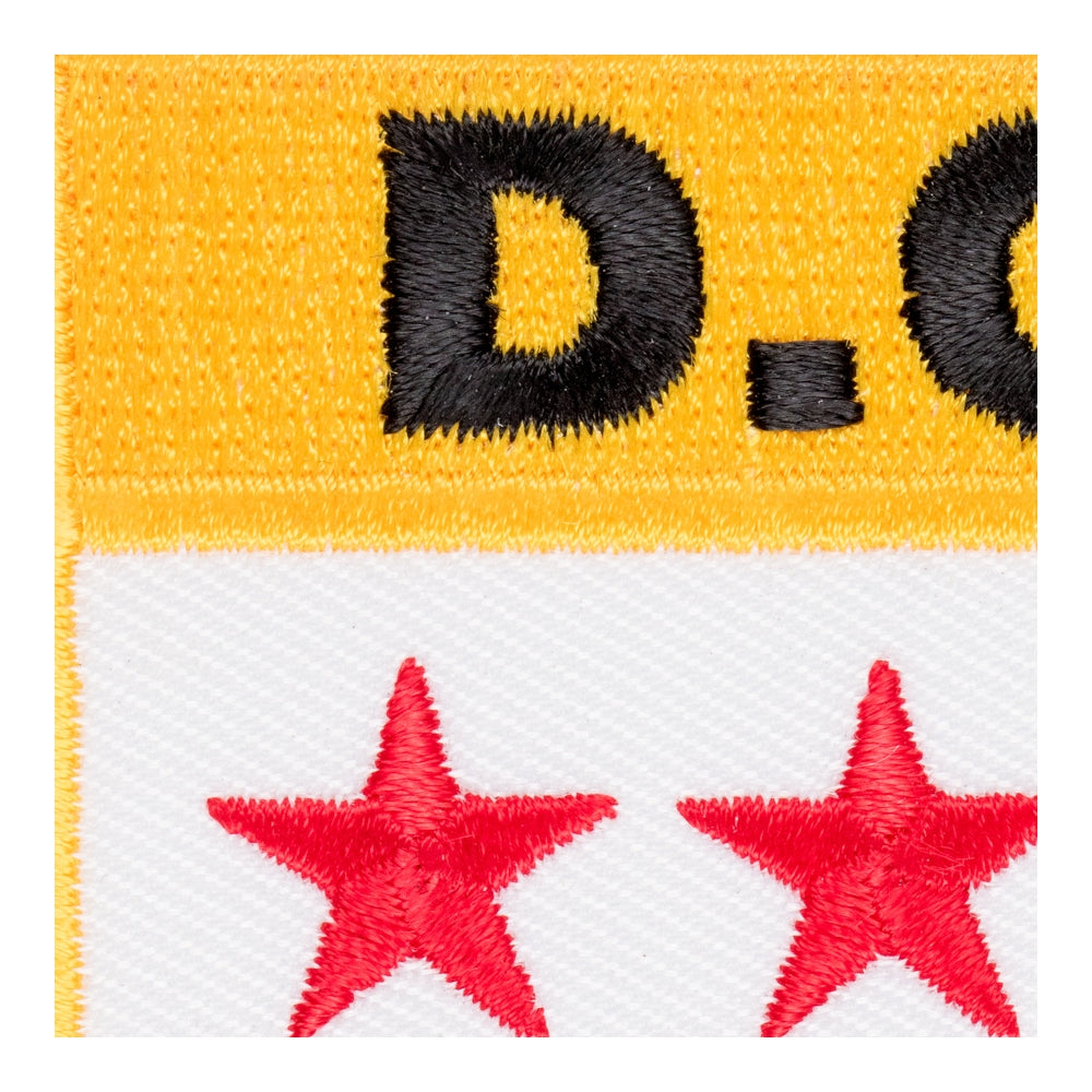 Washington DC Flag Shield, District of Columbia Patches — detail view 2
