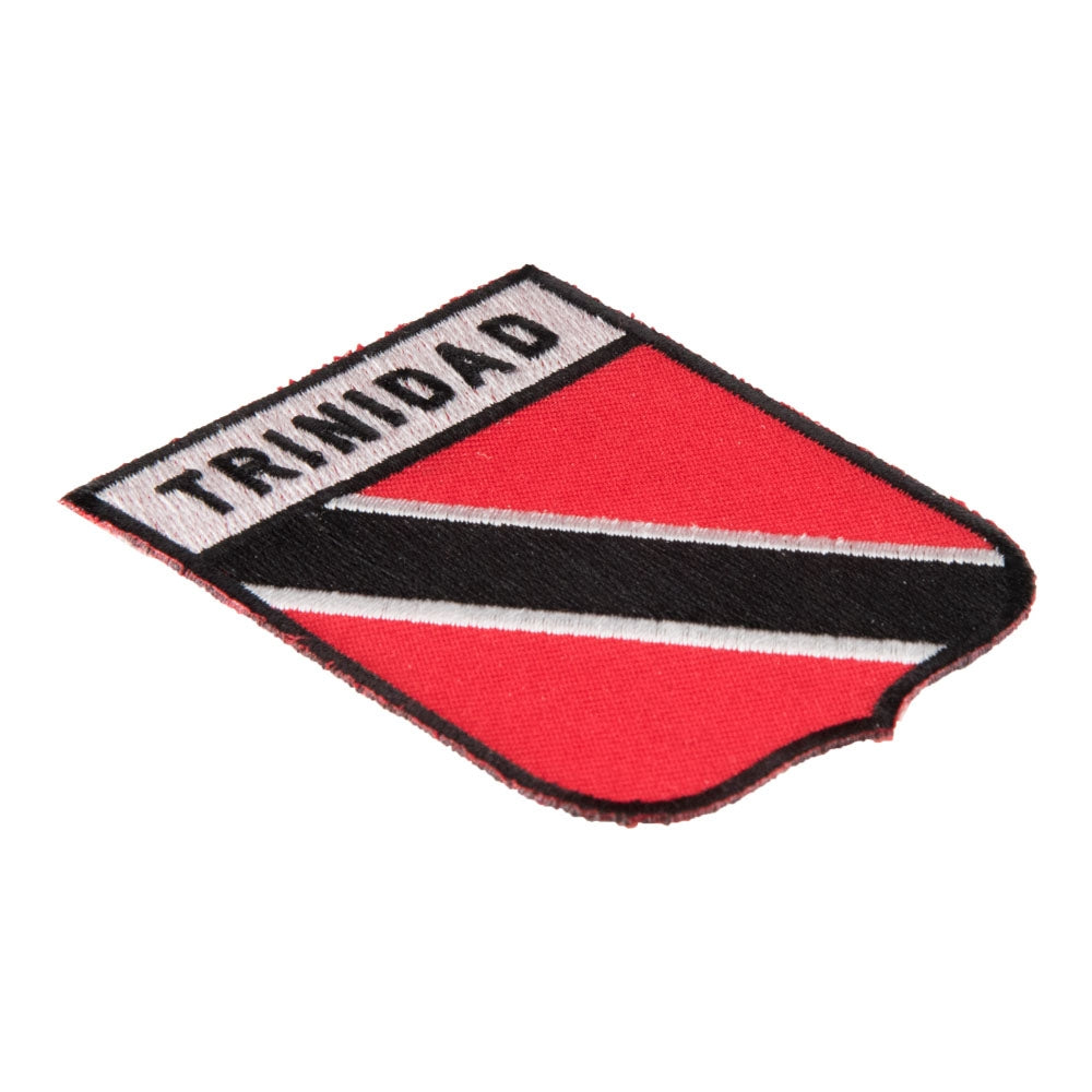Trinidad Country Flag Shield Patch, Latin America Flag Patches — detail view 1