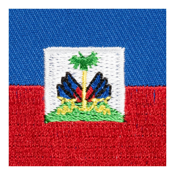 Haiti Country Flag Shield Patch, Latin American Flag Patches — detail view 2