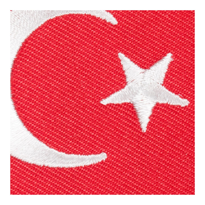 Turkey Flag Shield Patch, European Country Flag Patches — detail view 2