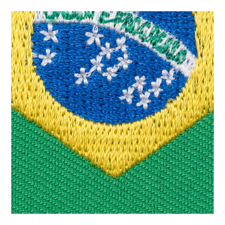 Brazil Flag Shield Patch, South America Flag Patches — detail view 2