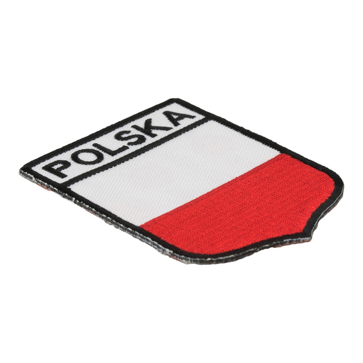 Polska Flag Shield Patch, European Country Flag Patches — detail view 1