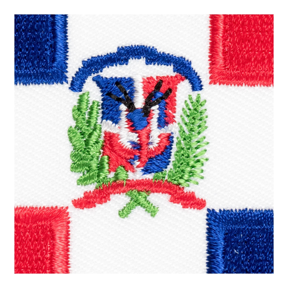 Republica Dominicana Flag Shield Patch, Latin America Flag Patches — detail view 2
