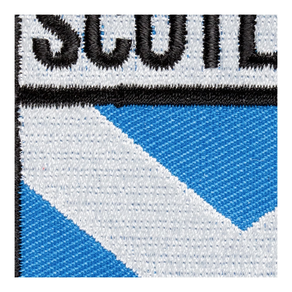 Scotland Flag Shield Patch, European Country Flag Patches — detail view 1