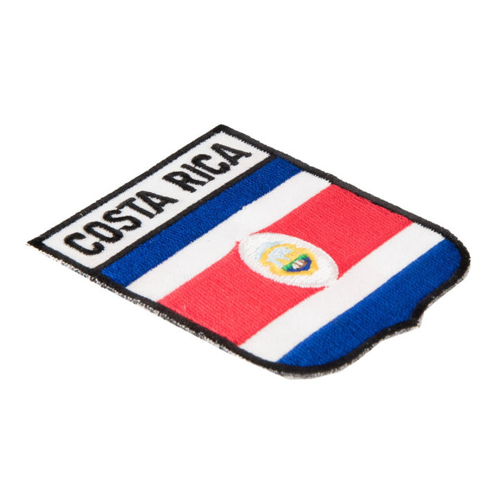 Costa Rica Flag Shield Patch, Latin American Flag Patches — detail view 1