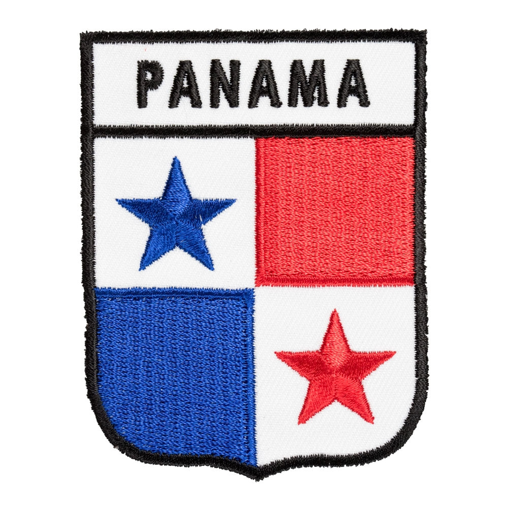 Panama Flag Shield Patch, Latin America Flag Patches — product image