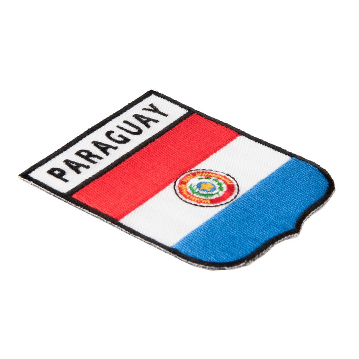 Paraguay Country Flag Shield Patch, Latin America Flag Patches — detail view 1