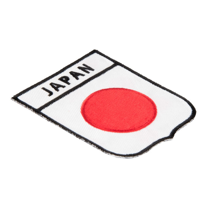 Japan Flag Shield Patch, Asian Country Flag Patches — detail view 1