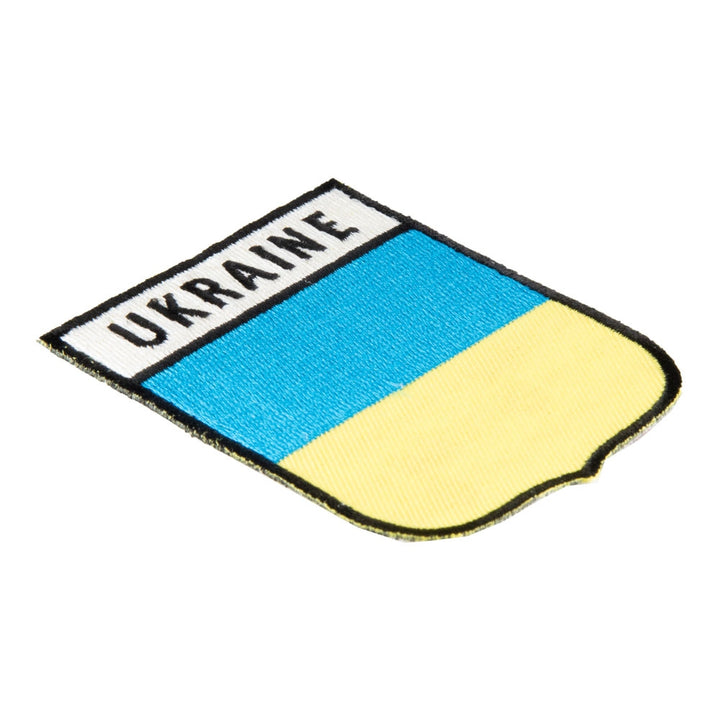 Ukraine Flag Shield Patch, European Country Flag Patches — detail view 2