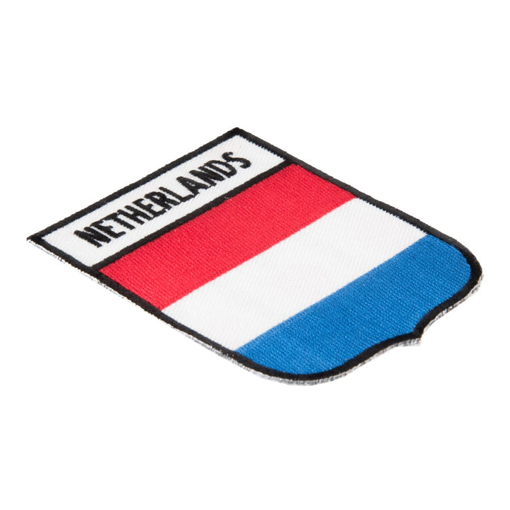 Netherlands Flag Shield Patch, European Country Flag Patches — detail view 1