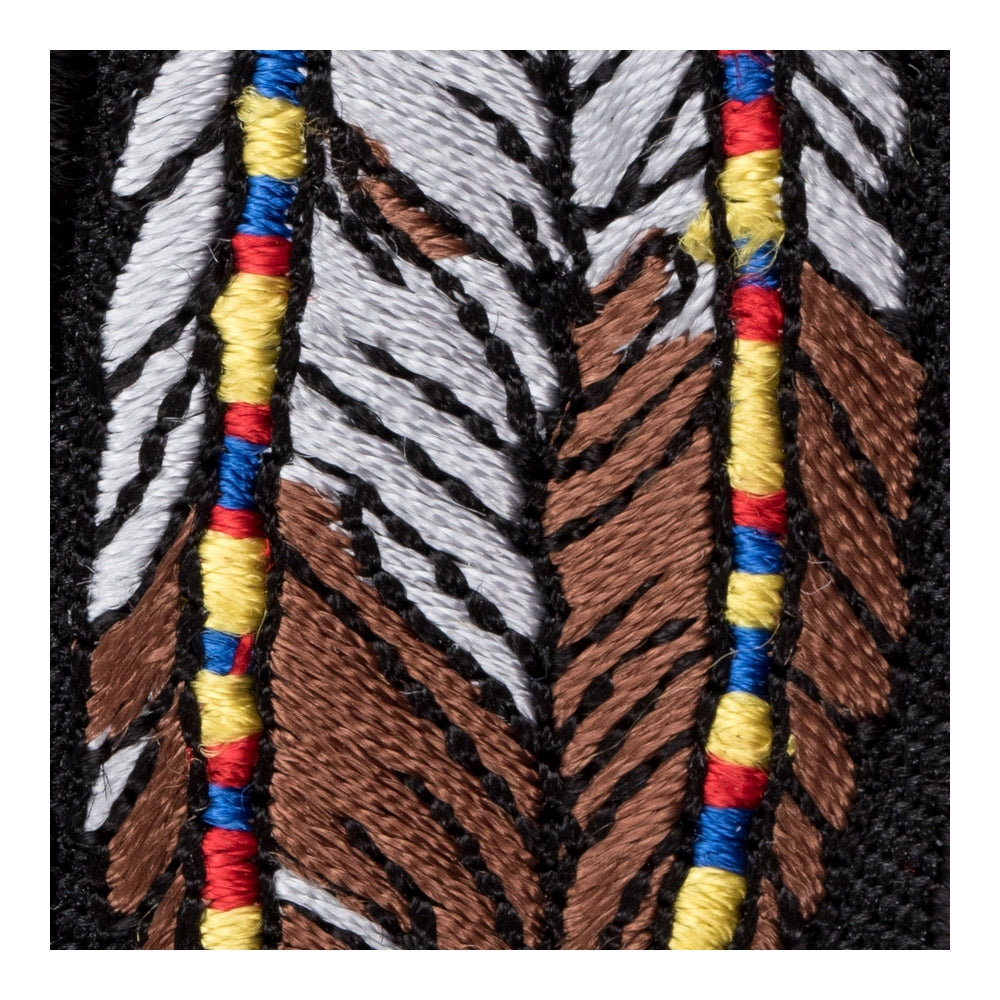 Indian Feather Left Patch, Native American Patches — detail view 1