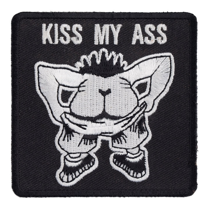 Kiss My Ass Patch, Funny Biker Patches — product image