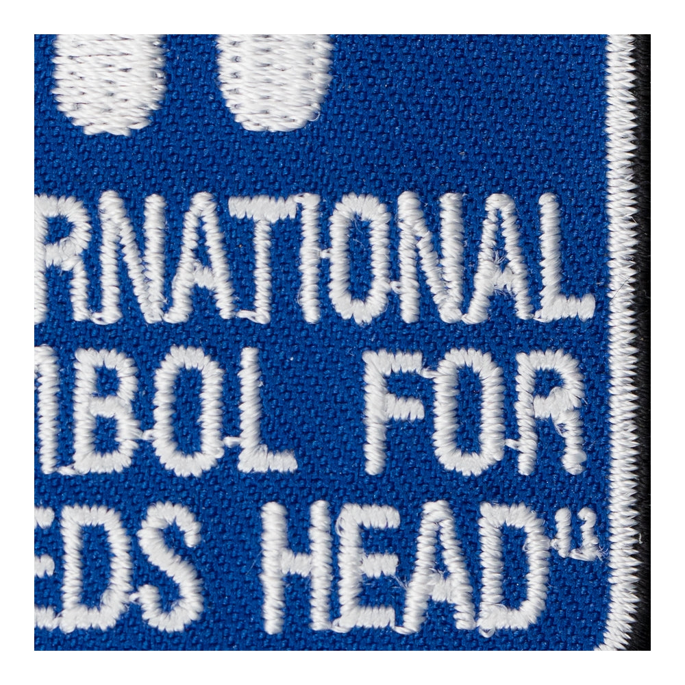 International Symbol Needs Head Patch, Dirty Patches — detail view 2