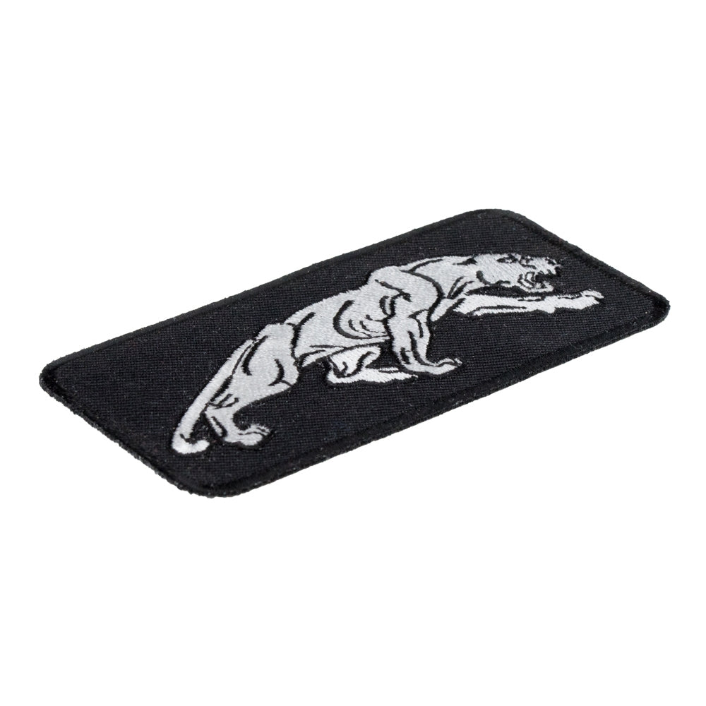 Jaguar Black & White Rectangle Patch, Animal Patches — detail view 1
