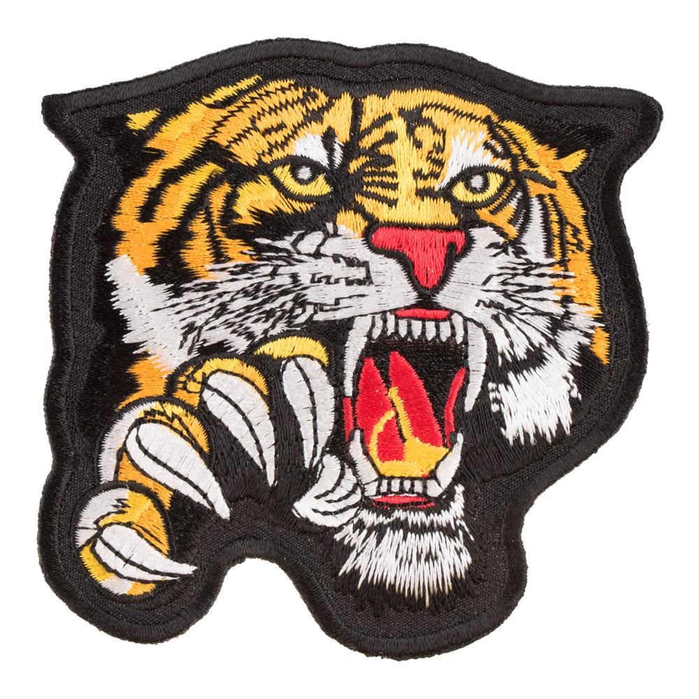 Clawing Yellow Tiger Patch, Tiger & Animal Patches — product image