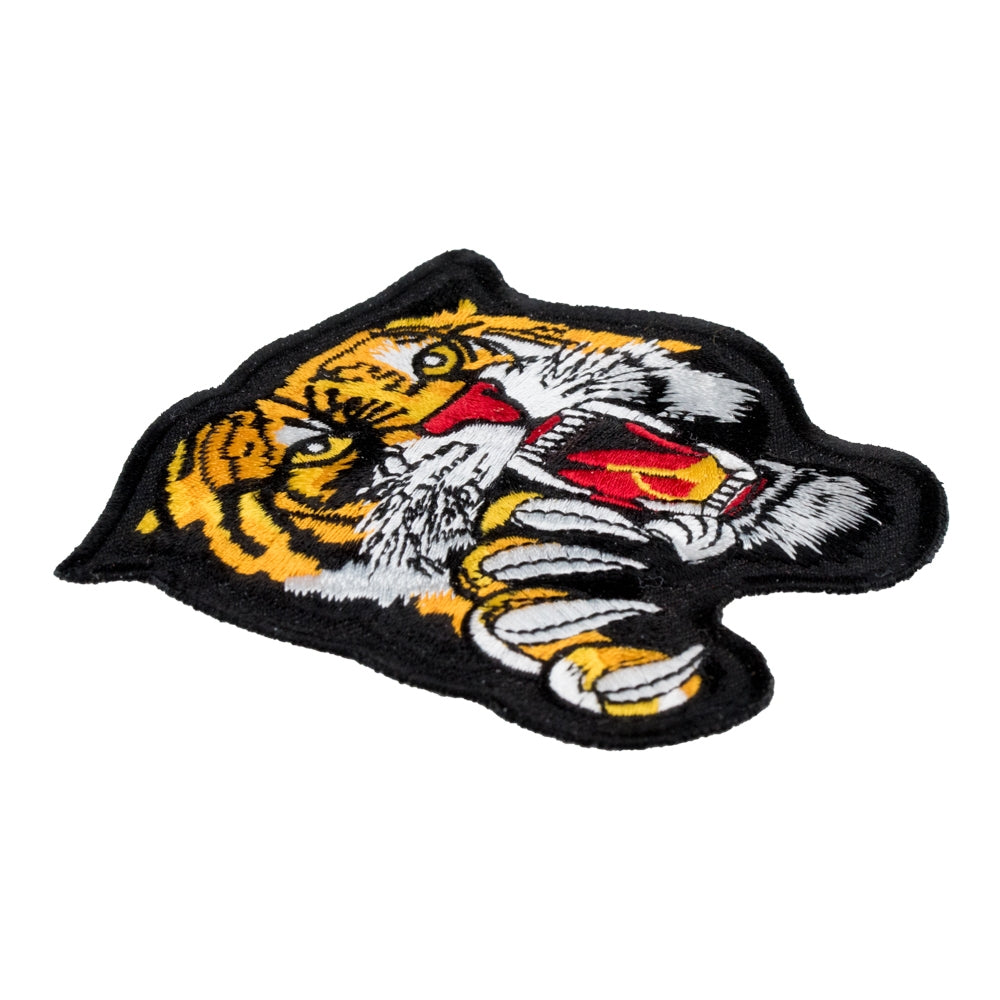 Clawing Yellow Tiger Patch, Tiger & Animal Patches — detail view 1