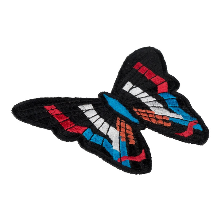 Red, White &amp; Blue Butterfly Patch, Butterfly Patches — detail view 2