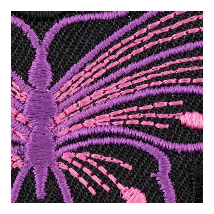 Purple &amp; Pink Butterfly Patch, Butterfly Patches — detail view 2