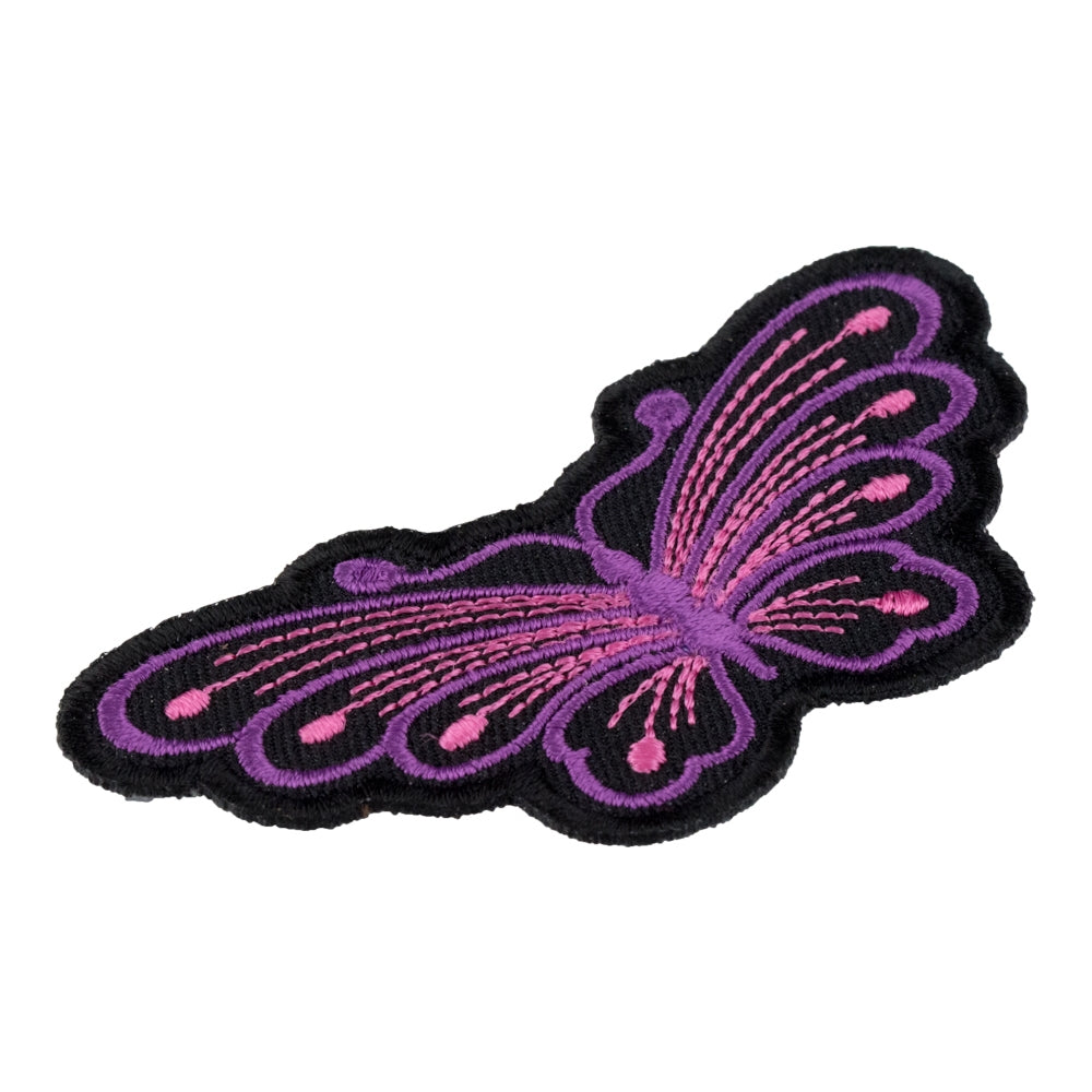 Purple &amp; Pink Butterfly Patch, Butterfly Patches — detail view 1