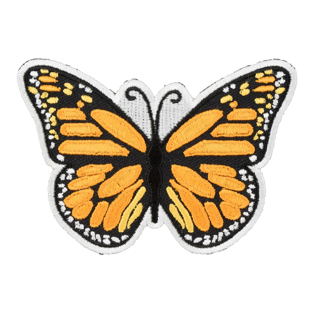 Orange Monarch Butterfly Patch, Butterfly Patches — product image