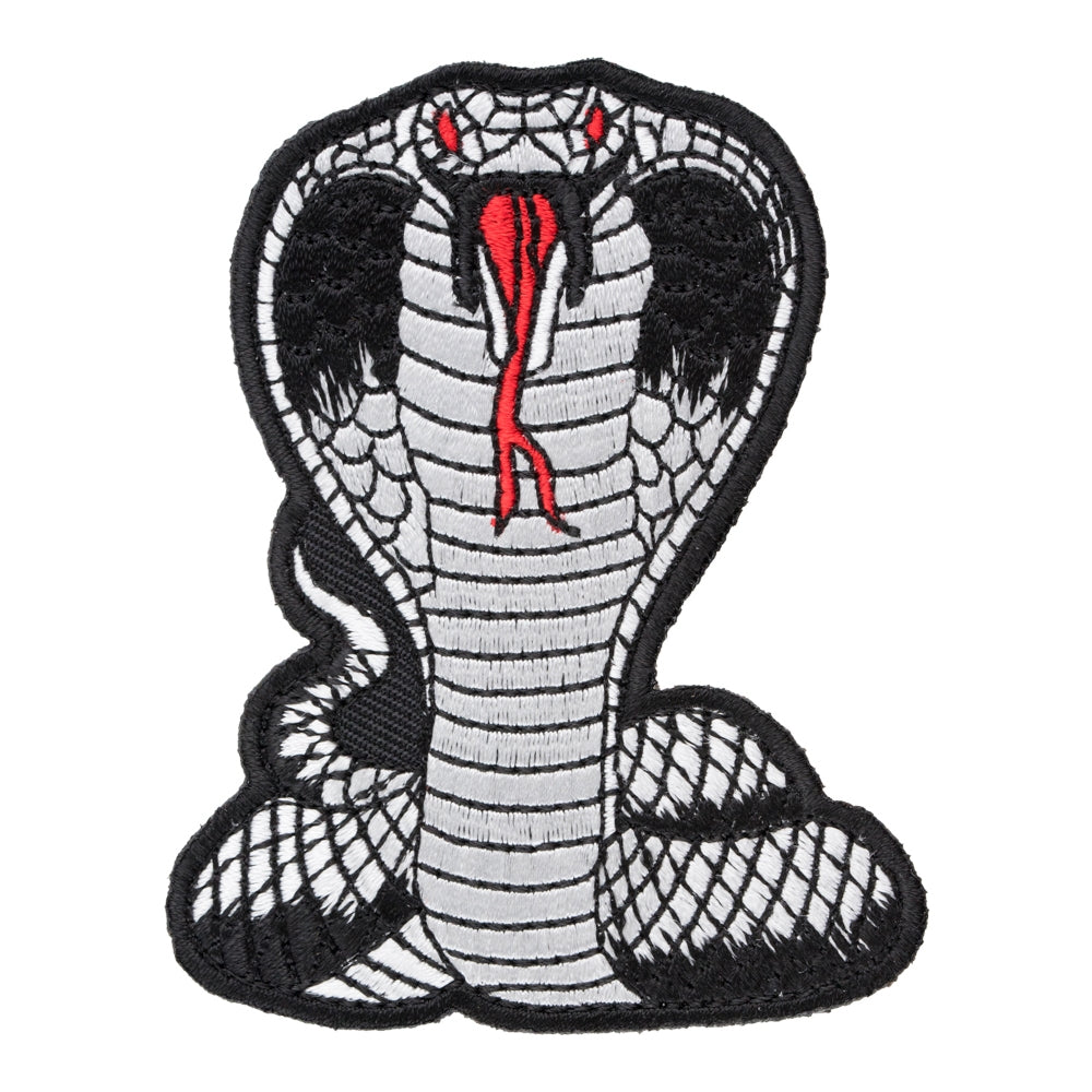 Cobra Black & White Patch, Snake Patches — product image