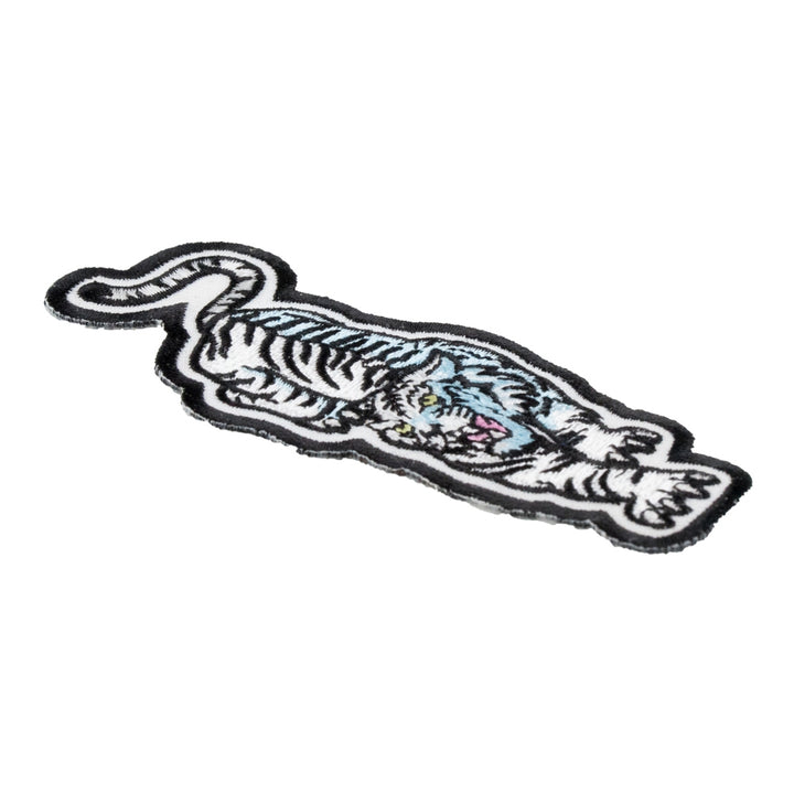 Walking White Tiger Patch, Tiger &amp; Animal Patches — detail view 1