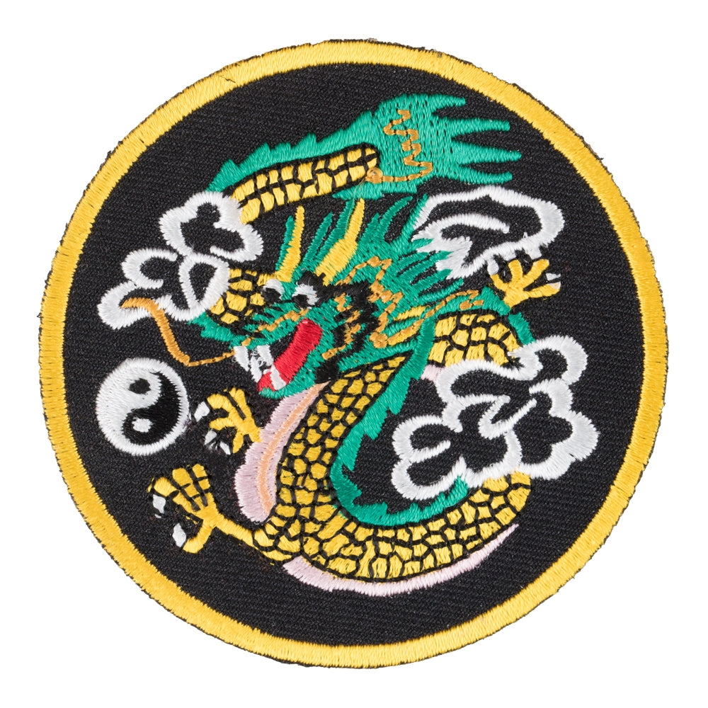 Dragon &amp; Yin Yang Patch, Chinese Dragon Patches — product image