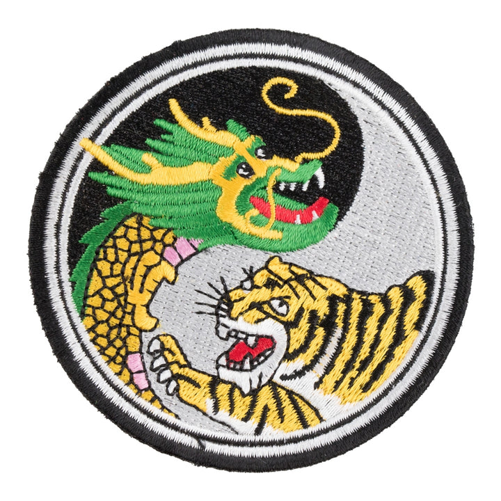 Dragon &amp; Tiger Yin Yang Patch, Dragon Patches — product image