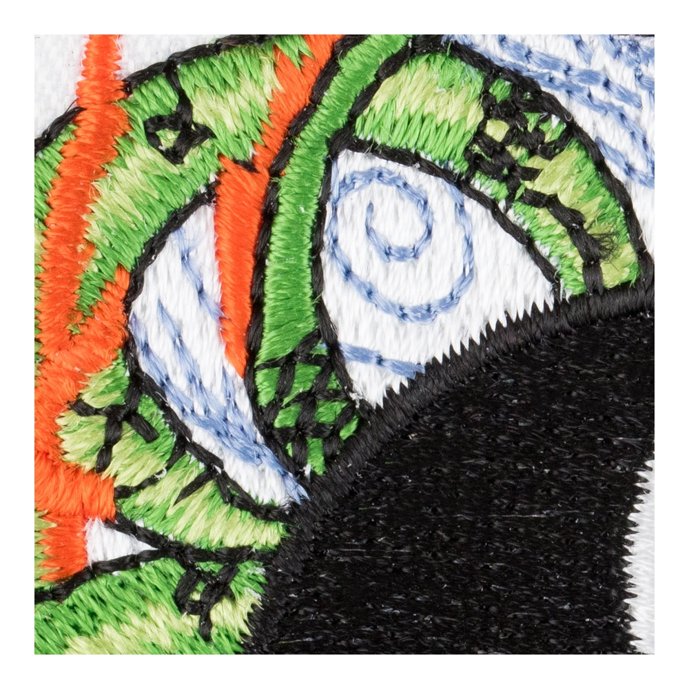 Dragon & Tiger Blue Yin Yang Patch, Dragon Patches — detail view 1