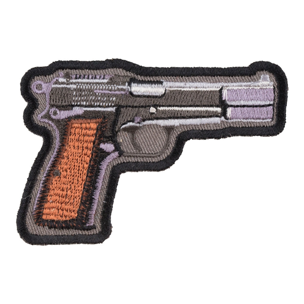 Handgun Grey & Brown Patch, Guns & Weaponry Patches — product image