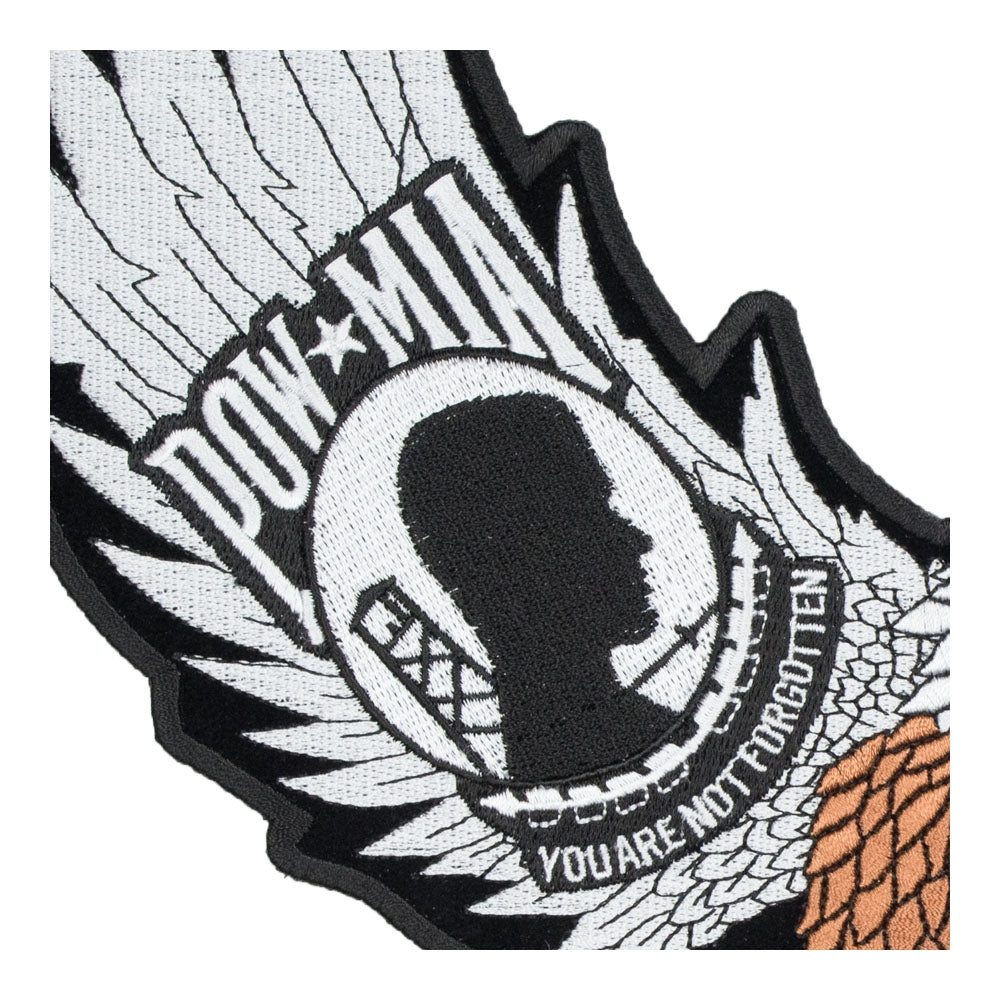 American Eagle &amp; POW Wings Patch, Large Size — detail view 2