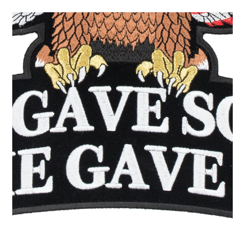 American Eagle & POW Wings Patch, Large Size — detail view 1