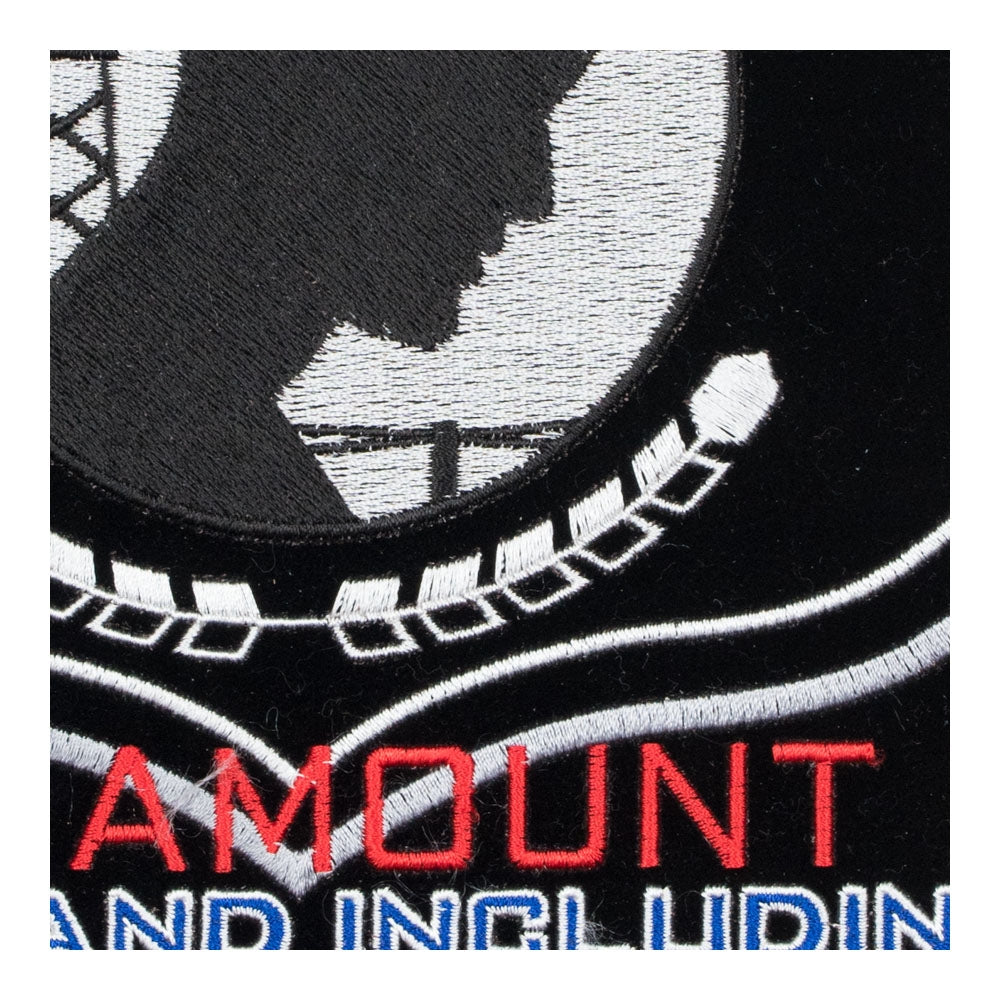 Every Vet Writes A Check POW Patch, Large Size — detail view 2