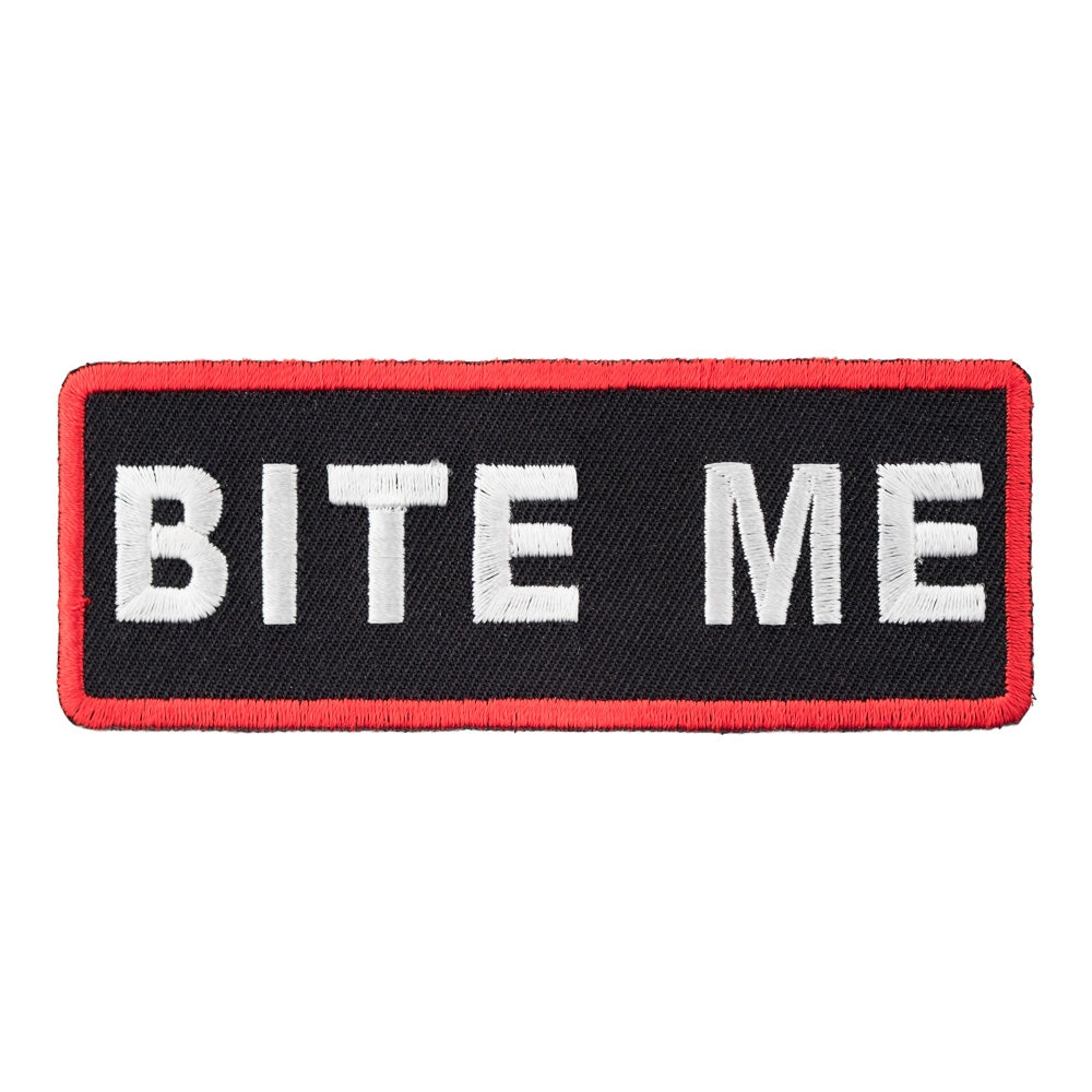 Bite Me Patch, Funny Sayings Patches — product image
