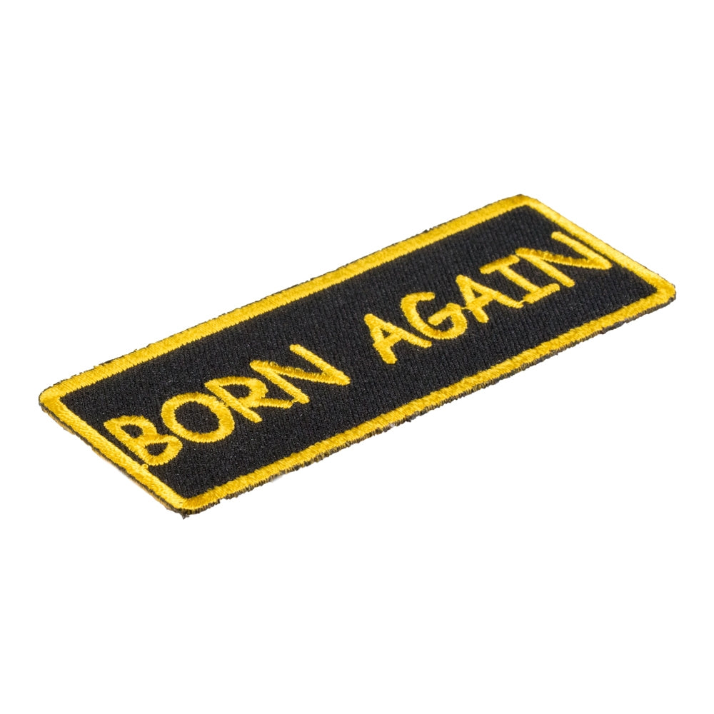 Born Again Patch, Religious Sayings Patches — detail view 1