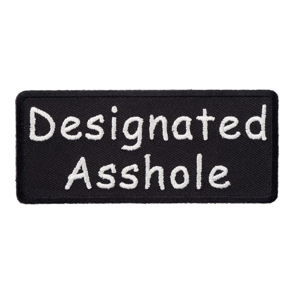 Designated Asshole Patch, Funny Biker Patches — product image