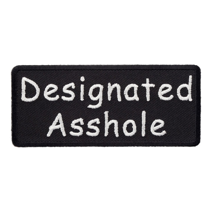 Designated Asshole Patch, Funny Biker Patches — product image