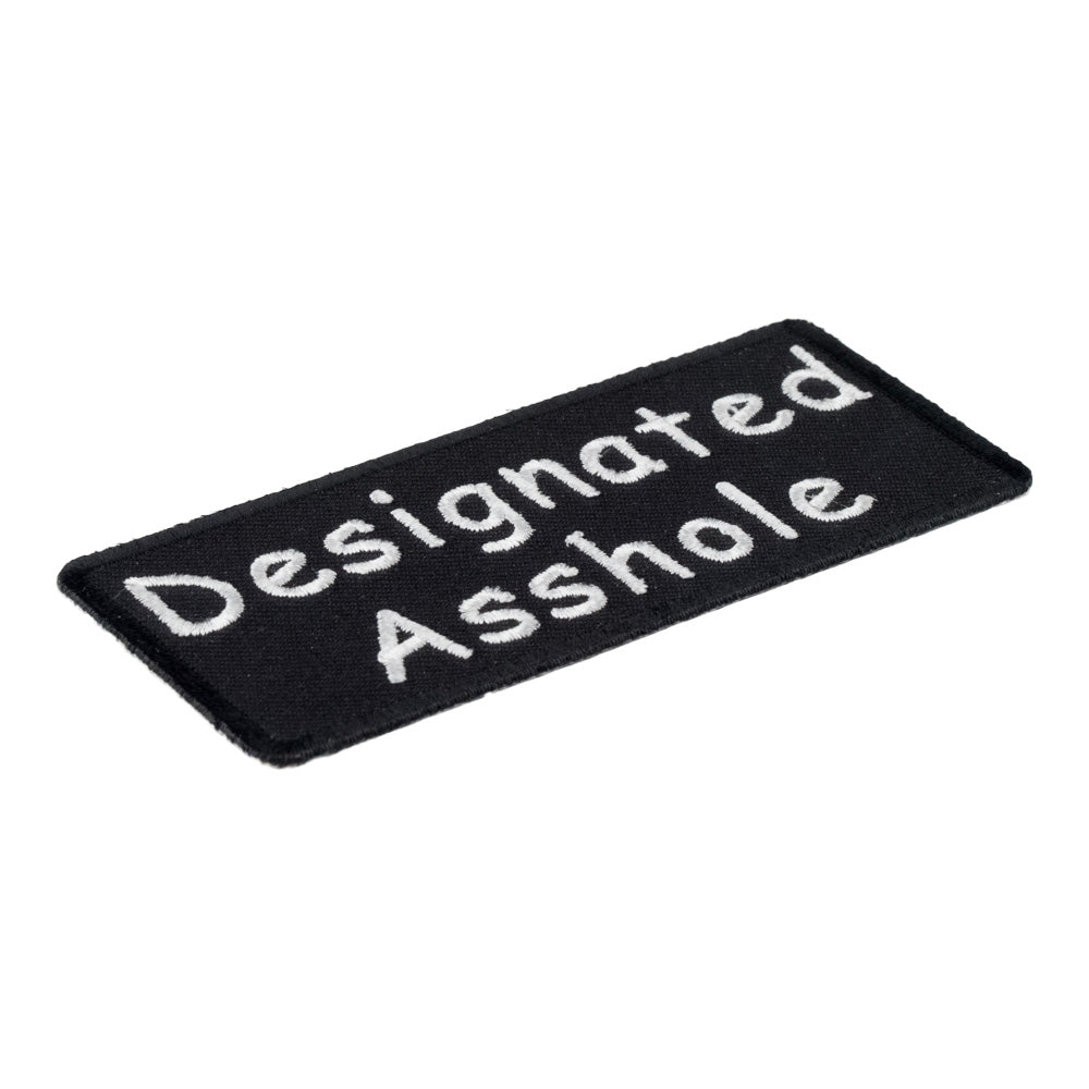 Designated Asshole Patch, Funny Biker Patches — detail view 2