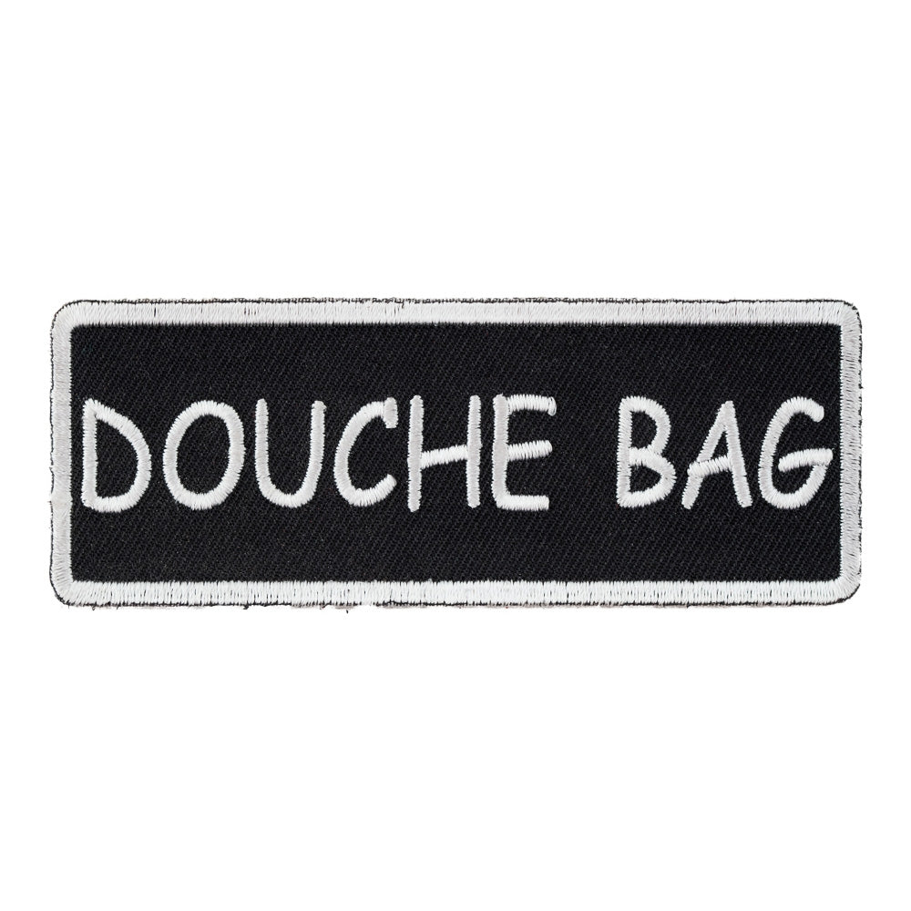 Douche Bag Patch, Funny Biker Patches — product image