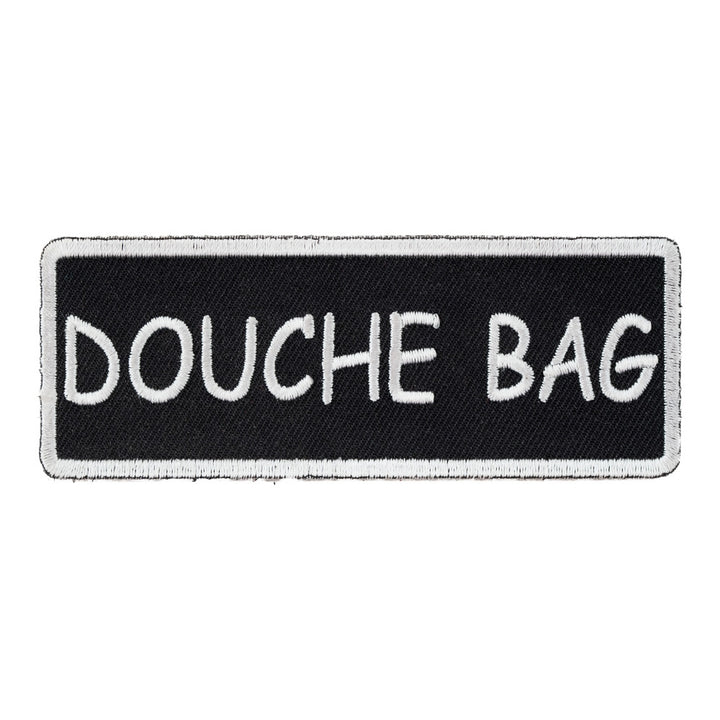 Douche Bag Patch, Funny Biker Patches — product image