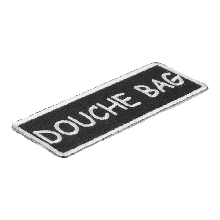 Douche Bag Patch, Funny Biker Patches — detail view 1