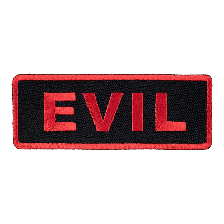 Evil Red &amp; Black Patch, Funny Sayings Patches — product image