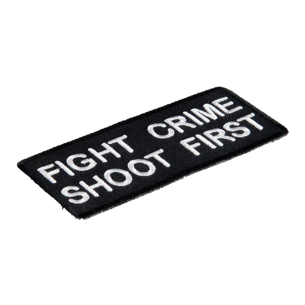 Fight Crime Shoot First Patch, Funny Patches — detail view 1